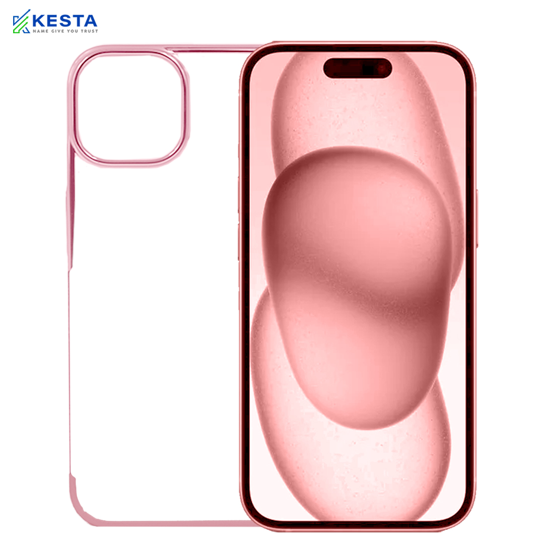 iPhone 16 Pro Cover - Noble Pink Transparent Case (Style And Security)